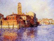 unknow artist View of Venice Sweden oil painting artist